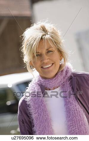 Stock Photograph - Portrait of a woman. Fotosearch