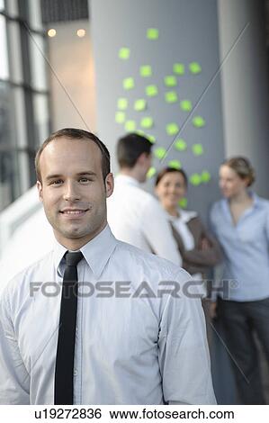Portrait of friendly business man View Large Photo Image Stock Photograph - Portrait of friendly business man. Fotosearch