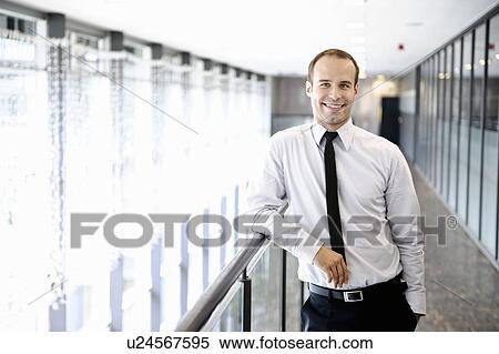Stock Photography - Portrait of friendly succesful business. Fotosearch
