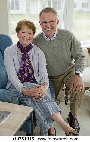 Portrait of mature couple View Large Photo Image Stock Photography - Portrait of mature couple. Fotosearch