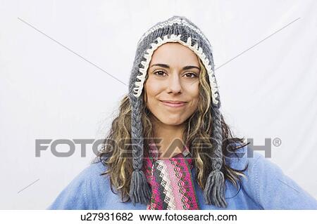 Portrait of smiling woman View Large Photo Image Stock Image - Portrait of smiling woman. Fotosearch