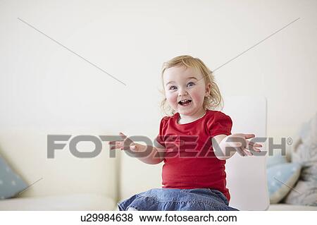 Portrait of young girl View Large Photo Image Stock Photo - Portrait of young girl. Fotosearch