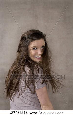 Portrait teen girl View Large Photo Image Stock Photo - Portrait teen girl. Fotosearch
