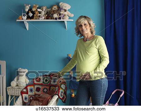 Pregnant older woman View Large Photo Image Stock Image - Pregnant older woman. Fotosearch