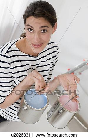 Stock Image - Pregnant woman. Fotosearch