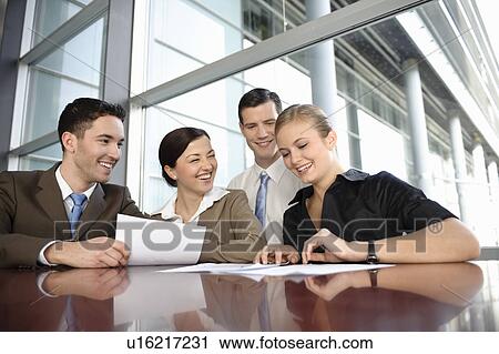 Presentation with young business team View Large Photo Image Stock Image - Presentation with young business team. Fotosearch