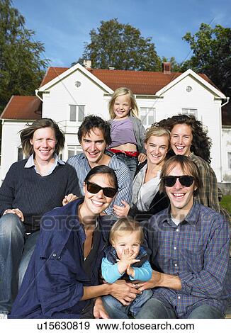 Stock Photo - Shoot of a group of people. Fotosearch