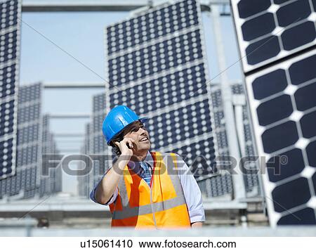 Spanish solar power station with workers View Large Photo Image Stock Image - Spanish solar power station with workers. Fotosearch