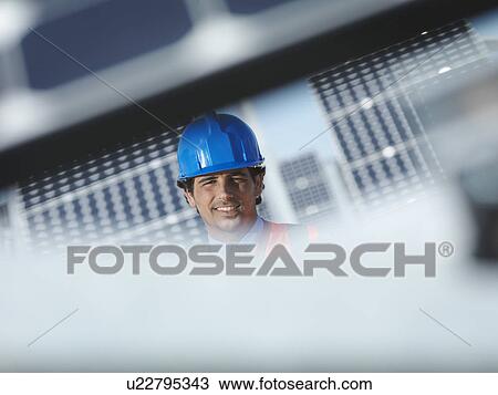 Spanish solar power station with workers View Large Photo Image Stock Image - Spanish solar power station with workers. Fotosearch