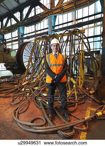 Steel Engineer With Lifting Gear View Large Photo Image Stock Image - Steel Engineer With Lifting Gear. Fotosearch