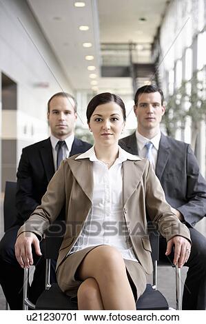 Team of businesspeople, portrait View Large Photo Image Stock Image - Team of businesspeople, portrait. Fotosearch