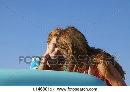 Teenage girls on back of pickup truck View Large Photo Image Stock Photo - Teenage girls on back of pickup truck. Fotosearch