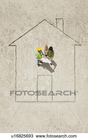 Thinking of a house View Large Photo Image Stock Image - Thinking of a house. Fotosearch