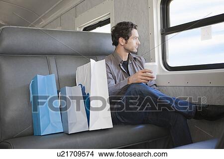 Picture - Traveling by train. Fotosearch