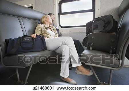 Stock Image - Traveling by train. Fotosearch