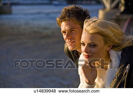 Stock Photo - Vacation couple romance. Fotosearch