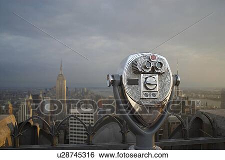 Stock Photograph - Viewing platform in new york. Fotosearch