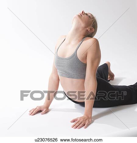 woman in stretching View Large Photo Image Stock Photograph - woman in stretching. Fotosearch
