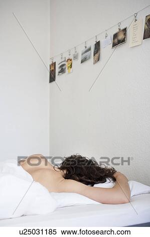 Stock Photography - Woman Sleeping. Fotosearch