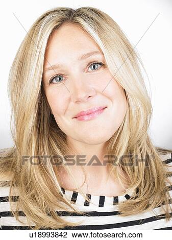 Woman smiling View Large Photo Image Stock Image - Woman smiling. Fotosearch