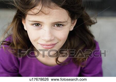 Young girl portrait View Large Photo Image Stock Photograph - Young girl portrait. Fotosearch