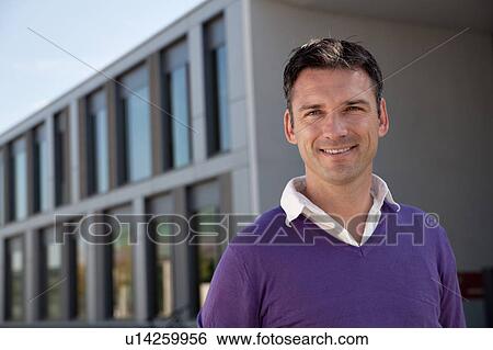 Stock Photograph - Young man portrait. Fotosearch