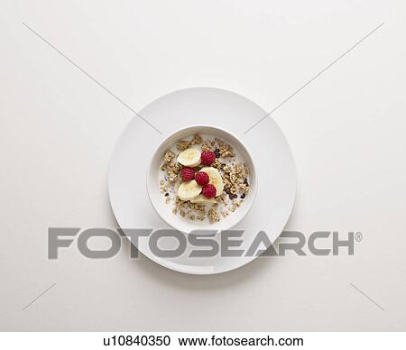 A bowl of cereal View Large Photo Image Stock Image - A bowl of cereal. Fotosearch