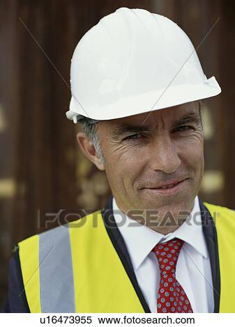 A construction site manager View Large Photo Image Stock Photography - A construction site manager. Fotosearch
