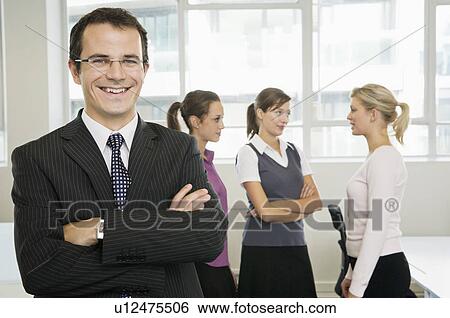 Stock Photograph - A portrait of a business man. Fotosearch