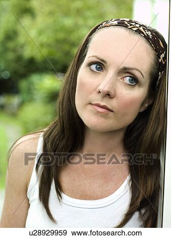 A portrait of a woman View Large Photo Image Stock Photo - A portrait of a woman. Fotosearch