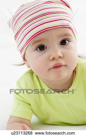 Stock Photo - baby girl portrait. Fotosearch