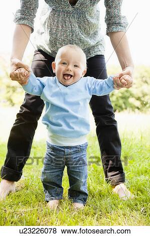 babys first steps View Large Photo Image Stock Photo - babys first steps. Fotosearch