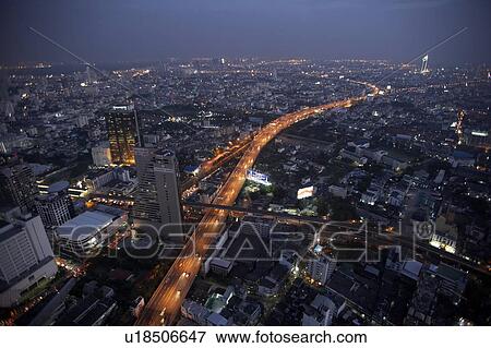 Stock Photo - Bangkok cityscape. Fotosearch