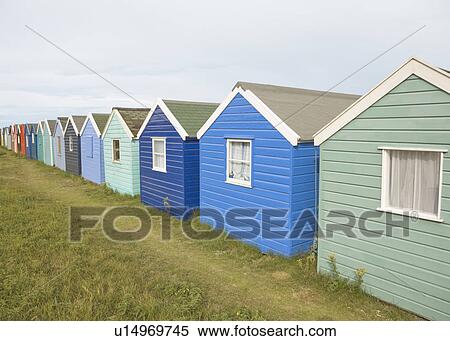 Beach huts View Large Photo Image Stock Photography - Beach huts. Fotosearch