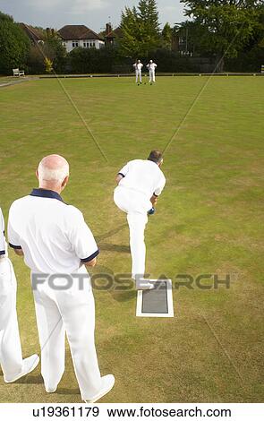 Stock Photo - bowlers playing. Fotosearch