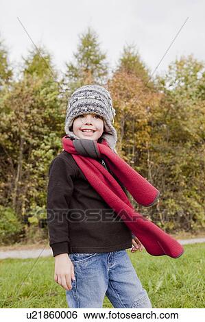 Stock Photograph - Boy laughing. Fotosearch