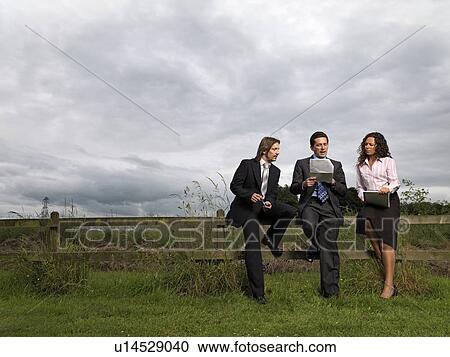 business meeting in field View Large Photo Image Stock Image - business meeting in field. Fotosearch