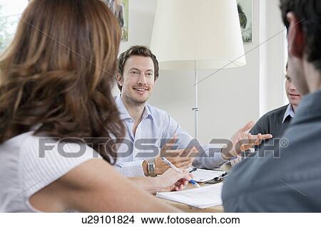 Business meeting View Large Photo Image Picture - Business meeting. Fotosearch