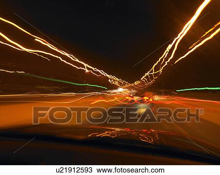 Car light's effects in the night View Large Photo Image Stock Image - Car light's effects in the night. Fotosearch