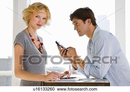 Stock Image - Couple at home. Fotosearch
