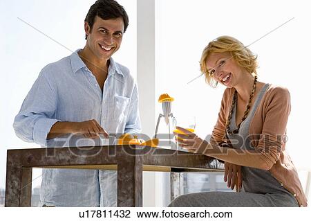 Couple at home View Large Photo Image Stock Image - Couple at home. Fotosearch