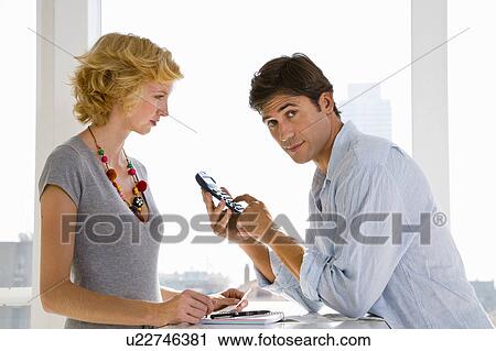 Stock Image - Couple at home. Fotosearch