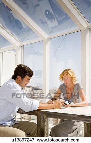 Couple at home View Large Photo Image Stock Photo - Couple at home. Fotosearch
