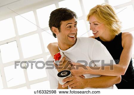 Stock Photo - Couple at home. Fotosearch