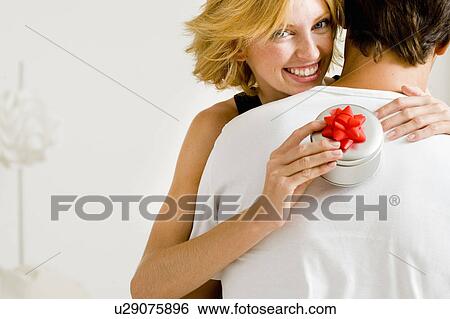 Stock Photograph - Couple at home. Fotosearch