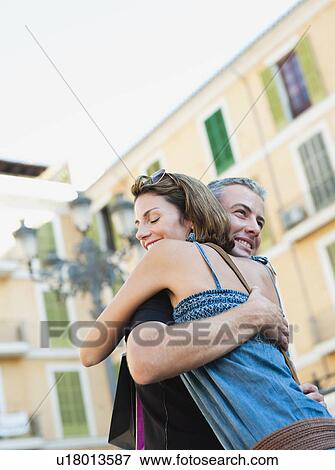Stock Photo - couple embracing each other. Fotosearch