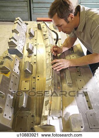 Factory Worker Working On Parts View Large Photo Image Stock Image - Factory Worker Working On Parts. Fotosearch