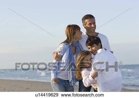Family on the beach. View Large Photo Image Stock Photo - Family on the beach.. Fotosearch