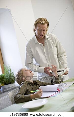 father and daughter in kitchen View Large Photo Image Stock Image - father and daughter in kitchen. Fotosearch
