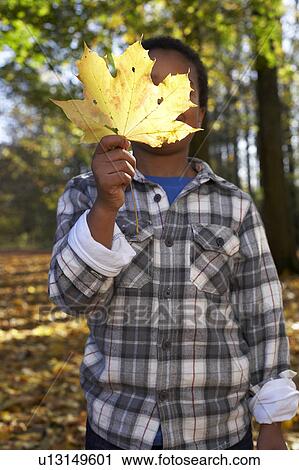 Stock Image - Fun in autumn. Fotosearch